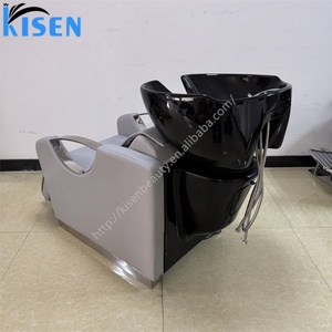 KISEN Mobiliario de Salón: Unidad de Lavacabezas para Peluquería, Cama de Lavado de Cabello, Silla de Lavado de Cabello, Unidad de Lavacabezas con Silla, Silla para Spa Capilar - Product Image 4