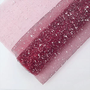 ตาข่ายผ้าก๊อซลายจุดหิมะวัสดุบรรจุภัณฑ์ช่อดอกไม้สดของขวัญกระดาษบรรจุภัณฑ์ลายดอกไม้ขายส่ง - Product Image 6