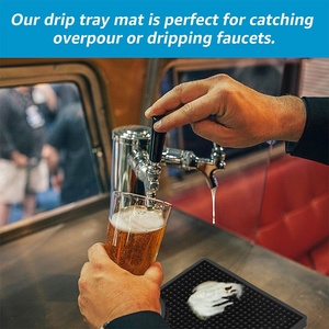 Kegerator için kaymaz PVC damlama tepsisi ile paslanmaz çelik çift musluk taslak bira kulesi - Product Image 6