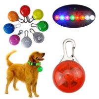 Pendentif lumineux LED pour animaux de compagnie, 8 couleurs au choix, pendentif lumineux électrique pour une ambiance de stade sécurisée la nuit