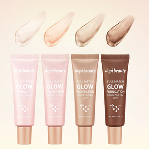 Popular venta DOPI orgánico líquido Facial impermeable blanqueamiento nutritivo 24H base correctora de larga duración para toda la piel - Product Image 3