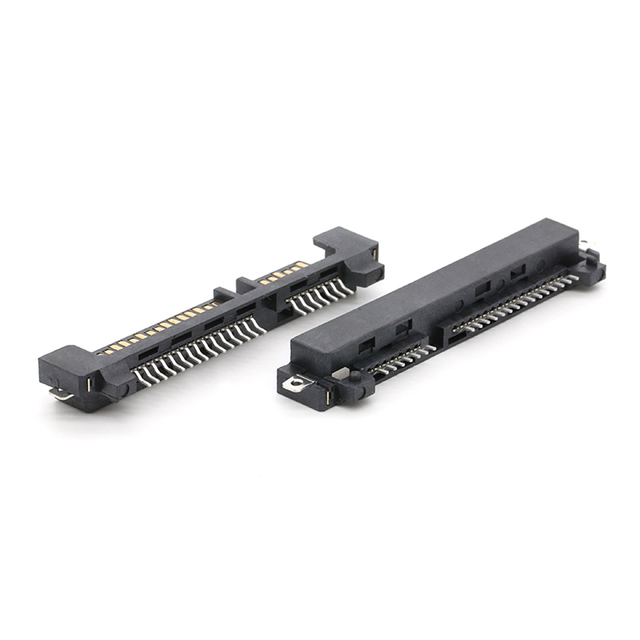 Surface Mount 22Pin SATA 7+15P Male Plug Solder Connector