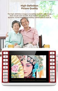 Sistema TV All-in-One con Schermo Grande e Altoparlante Portatile Multifunzione per Anziani, Riproduzione <span class=keywords><strong>di</strong></span> Musica, Video, <span class=keywords><strong>Opera</strong></span>, Film e Giochi - Product Image 3