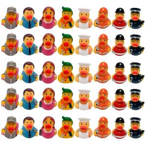 Patitos de Goma Personalizados de 2 Pulgadas para Baño de Bebés, Juguetes Únicos para la Bañera con Diseños Divertidos, Mini Patitos al por Mayor - Product Image 1