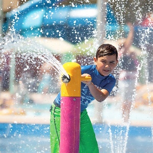 Pulvérisateurs d'eau en acier inoxydable adaptés aux enfants, éléments de jeux aquatiques commerciaux pour <span class=keywords><strong>centre</strong></span> de jeux intérieur - Product Image 5