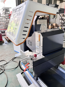 เลื่อยตัดมุมอลูมิเนียม PVC แบบดิจิตอลความแม่นยำสูง 45 และ 90 องศา หัวคู่ สำหรับงานหน้าต่างและประตู - Product Image 6