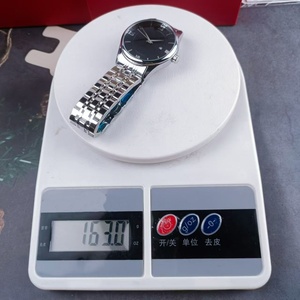 High Quality Men's Stainless Steel Watch Black Analog Dial Wristwatch Roman Numerals Waterproof <b>Calendar</b> Business Watch - Product Image 3