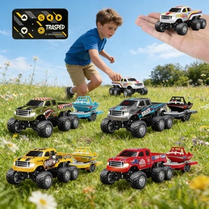 WGNRC 408 <span class=keywords><strong>Camion</strong></span> RC miniature à six roues motrices à l'échelle 1/64, jouet <span class=keywords><strong>de</strong></span> simulation, mini semi-transporteur, mini <span class=keywords><strong>camion</strong></span> RC <span class=keywords><strong>de</strong></span> bureau - Product Image 6