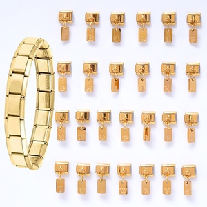 จี้ห้อยสแตนเลสสตีลชุบทอง 18k สไตล์อิตาลี ขายส่ง สำหรับสร้อยข้อมือ - Product Image 2