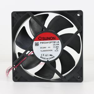 Ventilateur axial électrique SUNON PMD2412PTB1-A (2).GN 120x120x25mm 24VDC 490mA 11.8W 4500RPM 150CFM avec roulement à billes en plastique pour armoire et onduleur - Product Image 1