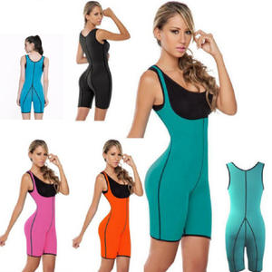 Neopreen Full Body Shaper Sauna Zweet Suits Hot Afslanken Taille Trainer Gewichtsverlies <span class=keywords><strong>Bodysuit</strong></span> Vrouwen Taille Cincher - Product Image 6