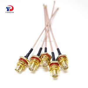 <span class=keywords><strong>Cable</strong></span> Coaxial RF RG178 U.FL MHF1 a SMA-Hembra, <span class=keywords><strong>Cable</strong></span> Pigtail de Baja Pérdida, Extensión de <span class=keywords><strong>Antena</strong></span> Impermeable, <span class=keywords><strong>Cable</strong></span> Coaxial RG178 - Product Image 3