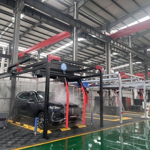 Machine de lavage de voitures électrique haute pression sans contact avec système de séchage économe en énergie en acier inoxydable - Product Image 1