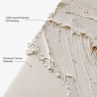 Peinture à l'huile faite à la main 60x80cm, texture blanche, peinte à la main sur toile premium, tableaux et décorations murales