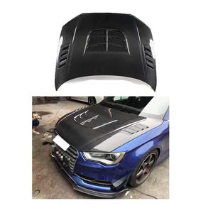 Capots de moteur avant de voiture de haute qualité capot de capot en Fiber de carbone pour <span class=keywords><strong>AUDI</strong></span> A3 S3 <span class=keywords><strong>RS3</strong></span> 8v 2013-2019 - Product Image 1