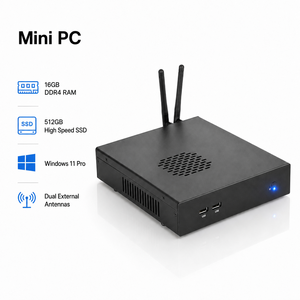 Mini PC Original Totalmente de Aluminio, Intel Core I5, 16GB de RAM DDR4, 512GB SSD, Windows 11, Pantalla Dual, Puerto VGA COM, Escritorio Industrial, Nuevo - Product Image 1