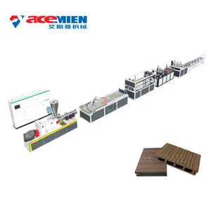 Acemien tùy chỉnh máy móc WPC sàn máy đùn gỗ nhựa decking Composite hồ sơ máy làm