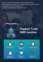 Grabadora de Conducción Profesional 4G LTE con Alarma SOS de un Solo Toque y 2 Lentes, con Función de Conversación, para Autobuses Escolares y Servicios de Transporte Infantil