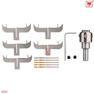 Kit di attrezzi per punte da trapano per la lavorazione del legno con lame per fresa ad anello per bracciale in legno per realizzare anelli e gioielli in legno personalizzati fai da te - Product Image 2