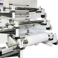 Machine d'impression flexographique 4 couleurs de type empilable pour sacs de courses en film plastique et applications d'emballage alimentaire souple