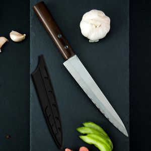 Mô Hình Mới Lưỡi Dao 8 Inch Siêu Sắc Nét Tay Trái Thép Không Gỉ Nhật Bản Phi Lê Cá Sushi Sashimi Dao Với Bìa Hộp Quà Tặng - Product Image 4