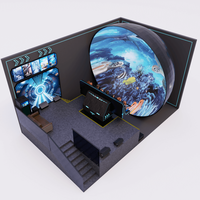 Simulateur de cinéma 5D, cinéma 7D, parc d'attractions de réalité virtuelle, cinéma immersif 3D en dôme VR