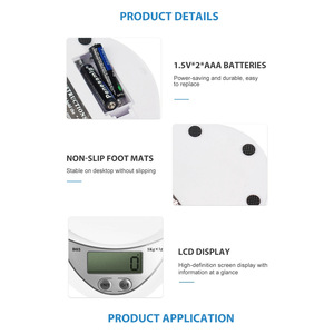 Portable Electronic 5kg Kitchen <b>Scale</b> ABS Material Household <b>Food</b> Baking <b>Scale</b> Bowl High Cost Performance Cross-Border Wholesale - Product Image 4