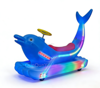 QunQunYoule Square Children's Mall Équipement d'amusement lumineux en plastique avec rail DIN et rétroéclairage, type borne de jeu lumineuse électrique