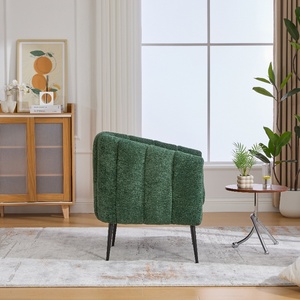 Hiện đại sang trọng duy nhất sofa giải trí ghế bành Chenille Vanity Thùng giọng ghế cho phòng khách - Product Image 2