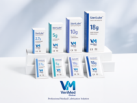 Gel lubrifiant stérile VeriMed certifié CE Classe II en sachet, kit chirurgical jetable pour interventions chirurgicales et usage hospitalier