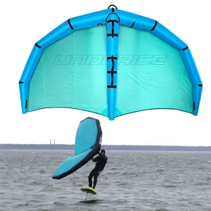 Luft folie Flügel paket Carbon Triple Ripstip Kin-Tec Windwing Kite Aufblasbare Flügel Board Kit Kitesurfen für Ocean Wind Surf