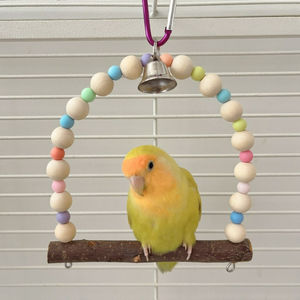 Jouets pour perroquets en bois naturel GSF en gros <span class=keywords><strong>d</strong></span>'usine, <span class=keywords><strong>prix</strong></span> réduits en vrac, empêchant la mastication des plumes, jouets naturels en pin pour perroquets - Product Image 3