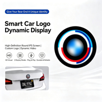 Emblème arrière dynamique LED pour voiture, éclairage décoratif compatible avec X3 X5 X7 M3 M4 M8 IX1 IX3