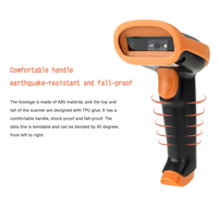 Lector de Códigos de Barras Inalámbrico y con Cable USB, Escáner de Códigos de Barras 1D 2D QR, al Precio Más Bajo
