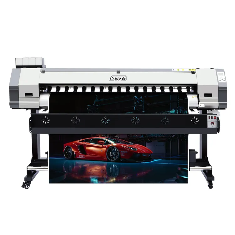 Promosi Musim Semi Locor 1.8M Printer Billboard Outdoor Promosi Iklan 3D Lantai Stiker Wide Format Printer