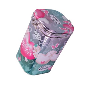 19 Years Factory Free Sample High Quality Custom Logo Printed Gift Packaging Square Tin Box With Metal Clip