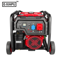 Générateur de chantier à essence 4 temps refroidi par air E-XIAPU 5KW 5000W 6KW AVR à démarrage automatique