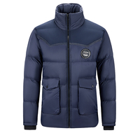 Nouveau design de veste d'hiver en peluche pour hommes veste chaude rembourrée en duvet blouson bombardier d'hiver vente en gros
