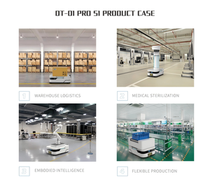 Yeni Dört Tekerlekli Diferansiyel Standart Şasi AGV Robot Şasisi AMR UGV Otomatik Navigasyonlu Mobil Platform SLAM ROS Restoran - Product Image 6