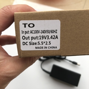 Adaptador de corriente CC para portátil OEM, cargador de CA para Toshiba 5.5*2.5, reemplazo de 65W 19V 3.42A, precio de fábrica - Product Image 6
