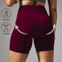 MIQI vêtements actifs taille haute motard cyclisme Gym Shorts Yoga Fitness course bout à bout Lfiting Booty Yoga Shorts