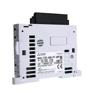 Chaud-vente marque new original mitsubishi FX5U module plc programmation câble FX5-4AD-PT-ADP