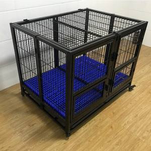 Chenils et cages pour chiens solides et durables de bonne qualité avec serrure et grandes roues faciles à enlever - Product Image 2