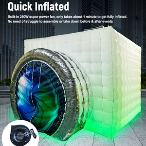 La forma della macchina fotografica ha condotto la cabina gonfiabile del cubo della cabina fotografica per la fotografia - Product Image 5