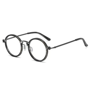 2025 <span class=keywords><strong>démineur</strong></span> tempête haute beauté hommes femmes métal cercle forme lunettes cadre Anti lumière bleue lentille plate mode polyvalent - Product Image 4