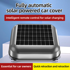Di alta qualità argento di lusso Full Body impermeabile e resistente UV solare copertura Auto Auto con App e telecomando - Product Image 2
