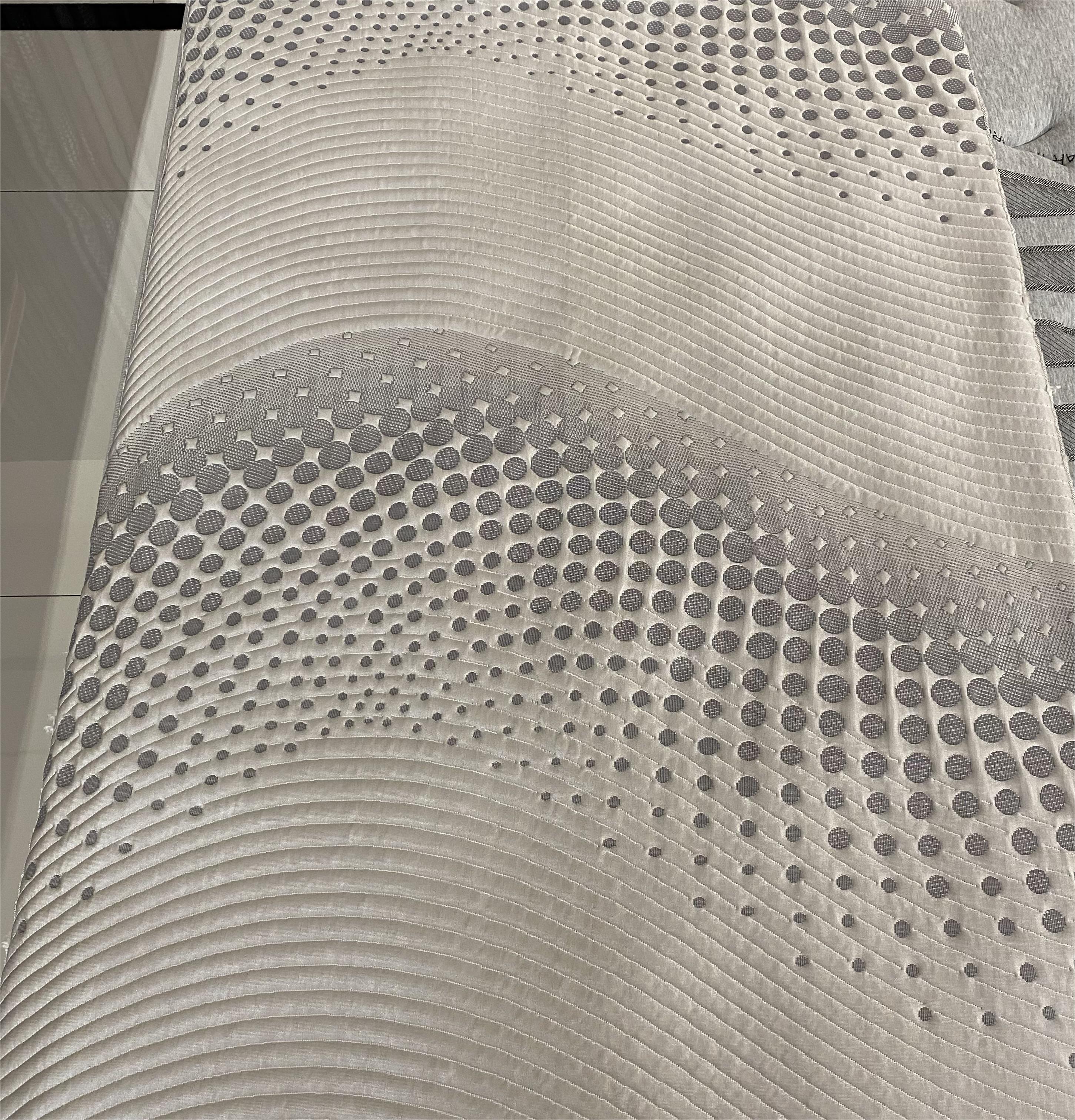 Polyester Comfortable and Odorless Knitted Jacquard Fabric Mattress Fabric