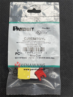 UTP RJ45 Modular Jack Panduit Cat5e Keystone Jack CJ5E88TGYL