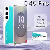 C40 Pro Directo de Fábrica, 7.3 Pulgadas, 2025, Nuevo Deca Core HD, 16GB+1TB, Cámara Frontal de 72MP con IA y Belleza, Cámara Trasera de 108MP, 5G CDMA/LTE