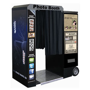 Photomaton rétro pour journaux avec distributeur automatique en libre-service à <span class=keywords><strong>effet</strong></span> AR pour les vieilles images de style journal pour le centre commercial - Product Image 2